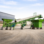 SWIVEL CHUTE BELT CONVEYOR