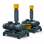 TWIN LOBE BLOWER FOR CEMENT UNLOADING